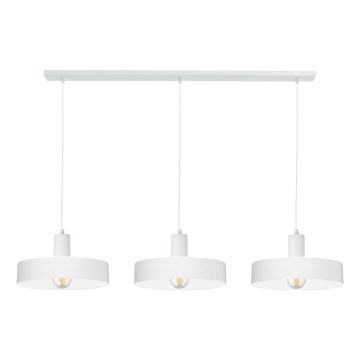 Kabelpendel ARCANE 3xE27/60W/230V hvid