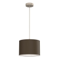 Kabelpendel ARDEN 1x E27/15W/230V Ø 25 cm, beige/brun