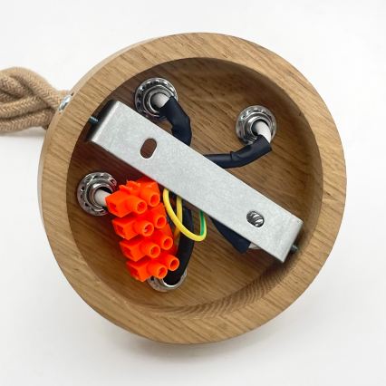 Kabelpendel LOOMIS 5xE27/15W/230V 83 cm beige/eg