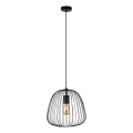Kabelpendel OVELLA 1xE27/15W/230V Ø 36 cm, sort