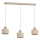 Kabelpendel PARKLA 3xE27/15W/230V beige