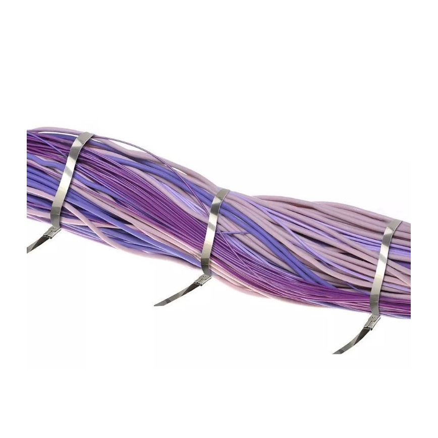Kabelstrips 4,6x250 mm 100 stk. stål