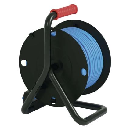 Kabeltromle med 4 stik 25 m silikone IP44