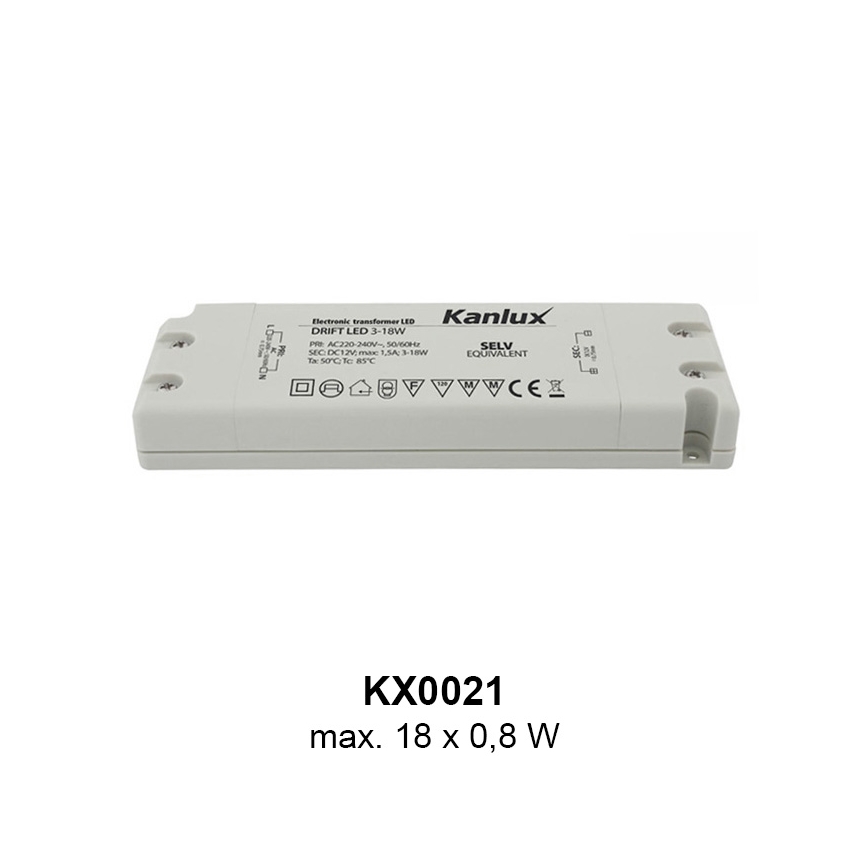 LED natlampe 1xLED/0,8W/12V