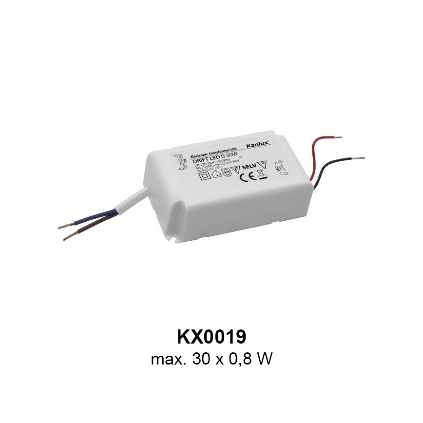 LED natlampe 1xLED/0,8W/12V