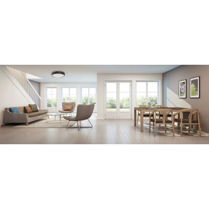 Loftlampe JASMIN 3xE27/20W/230V fyrretræ ø 47,5 cm wenge