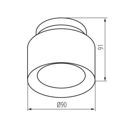 LED-spot SONOR LED/6W/230V 3000/4000/5700K + LED/1,5W 2200K Ø 9 cm hvid