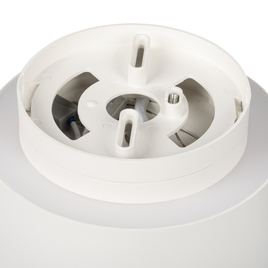 LED-spot SONOR LED/12W/230V 3000/4000/5700K + LED/1,5W 2200K Ø 14 cm hvid