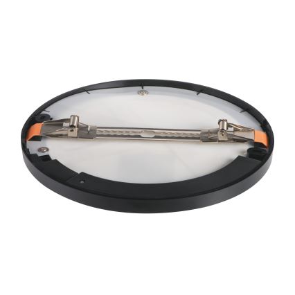 LED lofts-/indbygningslampe med bevægelsessensor 2-i-1 ERGA LED/17W/230V 3000/4000/6500K sort