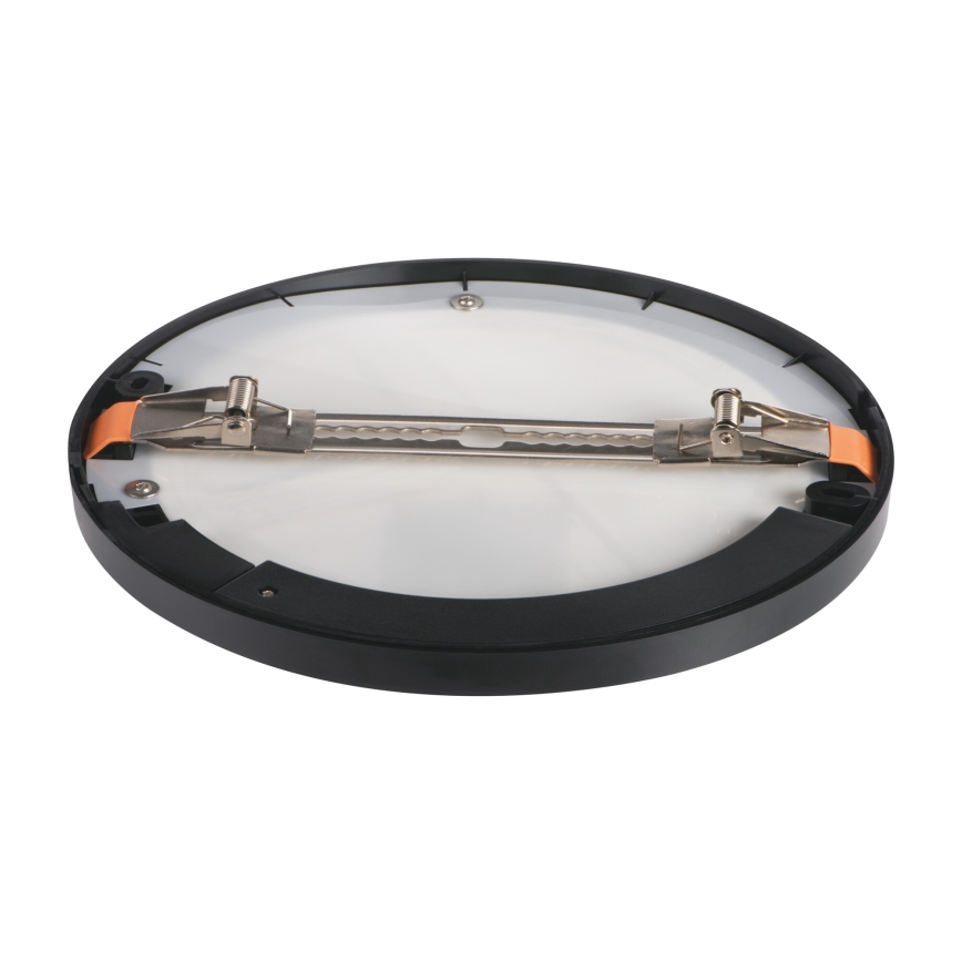 LED lofts-/indbygningslampe med bevægelsessensor 2-i-1 ERGA LED/17W/230V 3000/4000/6500K sort