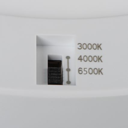 LED lofts-/indbygningslampe med bevægelsessensor 2-i-1 ERGA LED/17W/230V 3000/4000/6500K hvid
