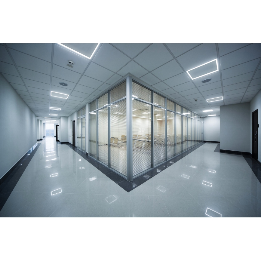 LED Indbygningsramme AVAR LED/32W/230V 4000K UGR&lt;19 59,5x59,5 cm