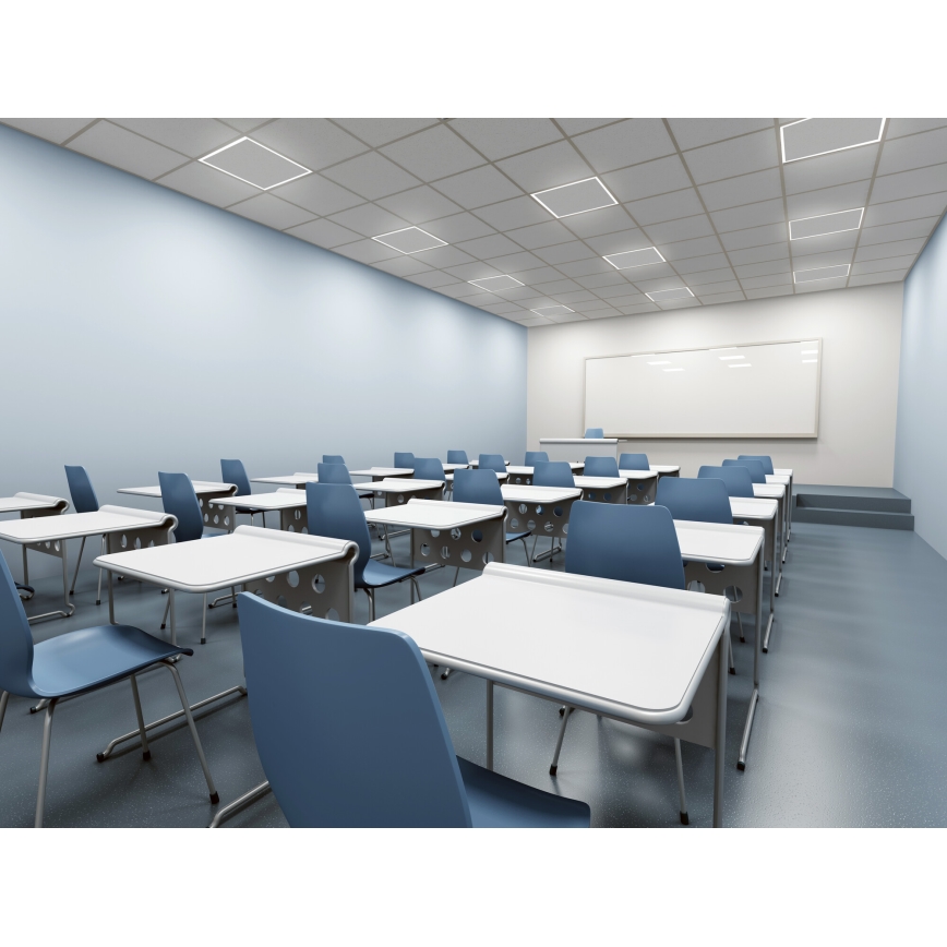 LED Indbygningsramme AVAR LED/32W/230V 3000/4000/6500K 59x59 cm