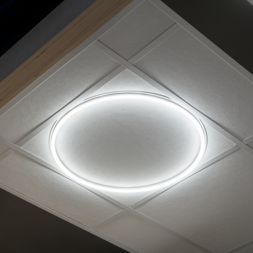 LED Indbygningsramme AVAR LED/40W/230V 4000K diameter 59 cm