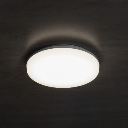 LED loftlampe med bevægelses- og skumringssensor VARSO LED/22/30W/230V 3000/4000/6500K Ø 33 cm IP54