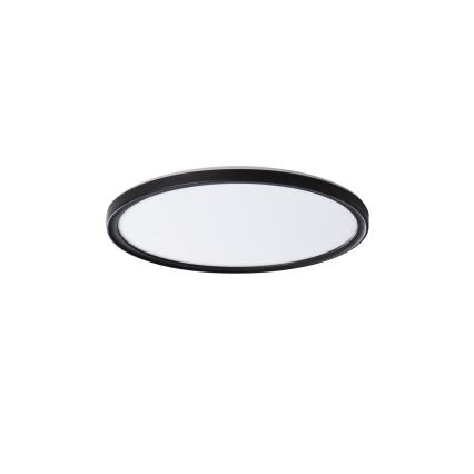LED loftlampe til badeværelse AZPO LED/11,8W/230V diameter 22,5 cm IP54 sort