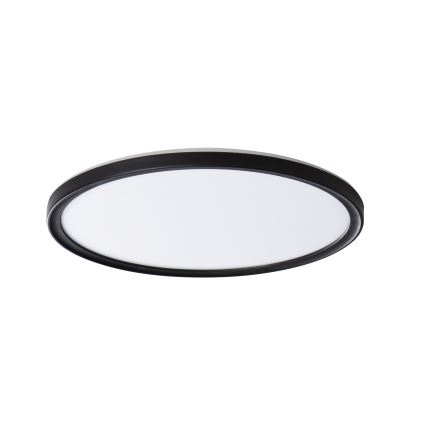 LED loftlampe til badeværelse AZPO LED/18,5W/230V diameter 29 cm IP54 sort
