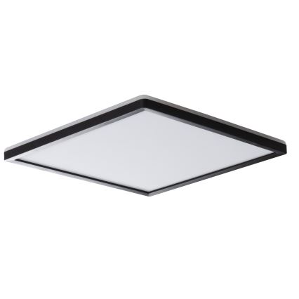 LED loftlampe til badeværelse AZPO LED/22W/230V 42x42 cm IP54 sort