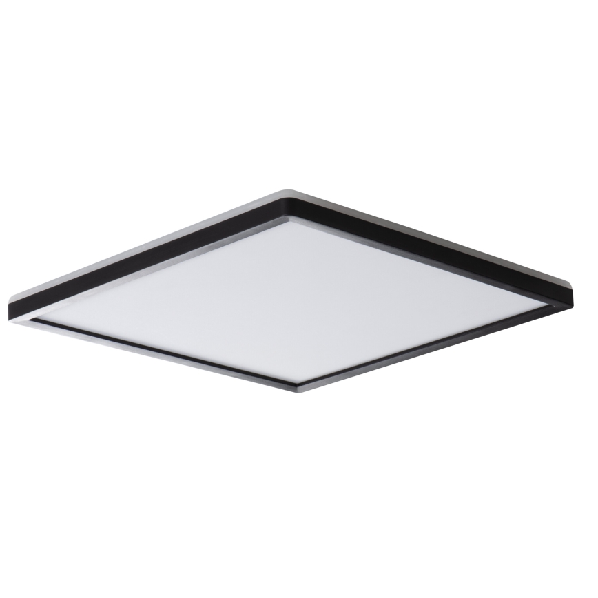 LED loftlampe til badeværelse AZPO LED/22W/230V 42x42 cm IP54 sort
