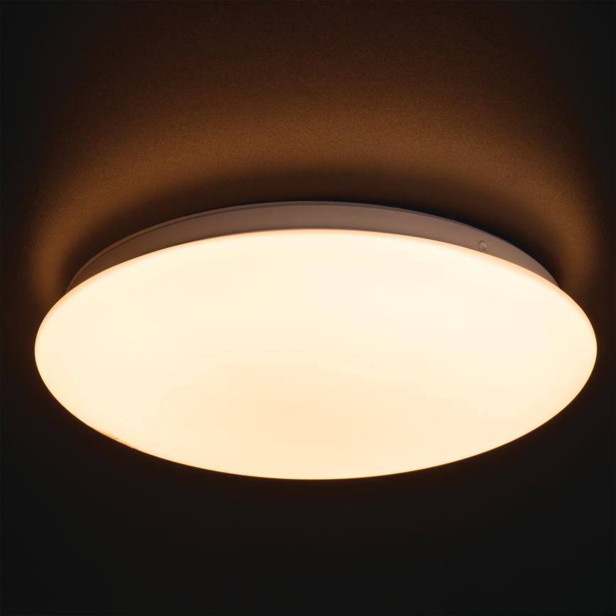 LED loftlampe til badeværelse med bevægelses- og skumringssensor CORSO LED/12W/230V 3000/4000/6500K Ø 27,8 cm IP44