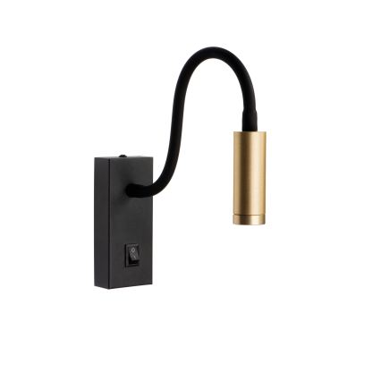 LED fleksibel bordlampe TONIL LED/3,3W/230V sort/guld