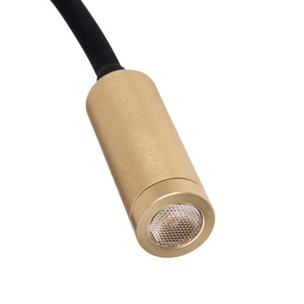 LED fleksibel bordlampe TONIL LED/3,3W/230V sort/guld