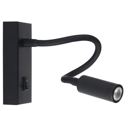 Fleksibel LED lampe TONIL LED/2,7W/230V sort