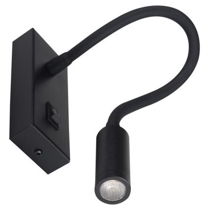 Fleksibel LED lampe TONIL LED/2,7W/230V sort
