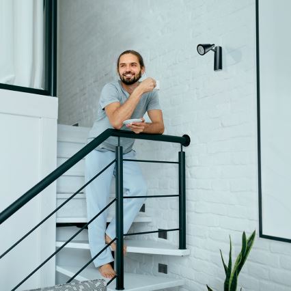 LED trappearmatur ERINUS LED/0,8W/12V 4000K sort