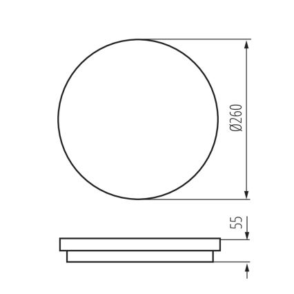 LED udendørs loftlampe BENO LED/24W/230V 4000K IP54 hvid