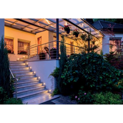 LED indbygningslampe GLASI LED/3W/230V 4000K IP44 sort