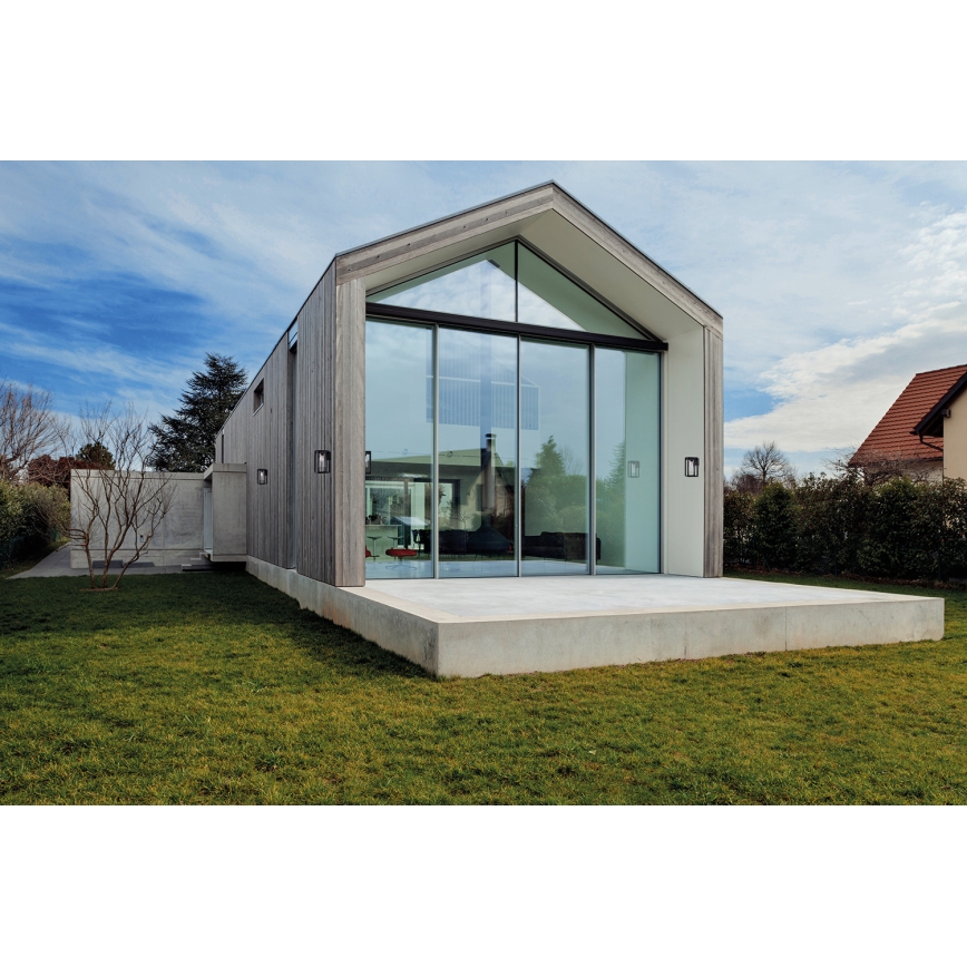 Udendørs væglampe VIMO 1xE27/15W/230V IP44 sort