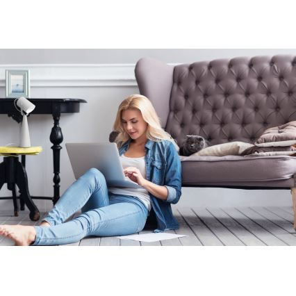 Bordlampe LARATA 1xE27/5W/230V hvid