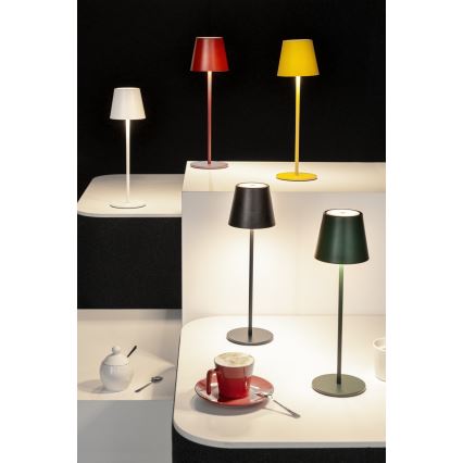 LED Bordlampe dæmpbar og genopladelig INITA LED/1,2W/1800 mAh IP54 gul