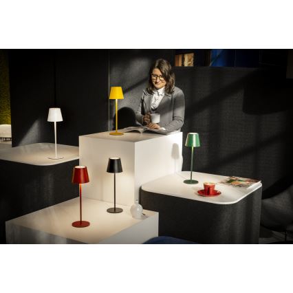 LED Bordlampe dæmpbar og genopladelig INITA LED/1,2W/1800 mAh IP54 gul