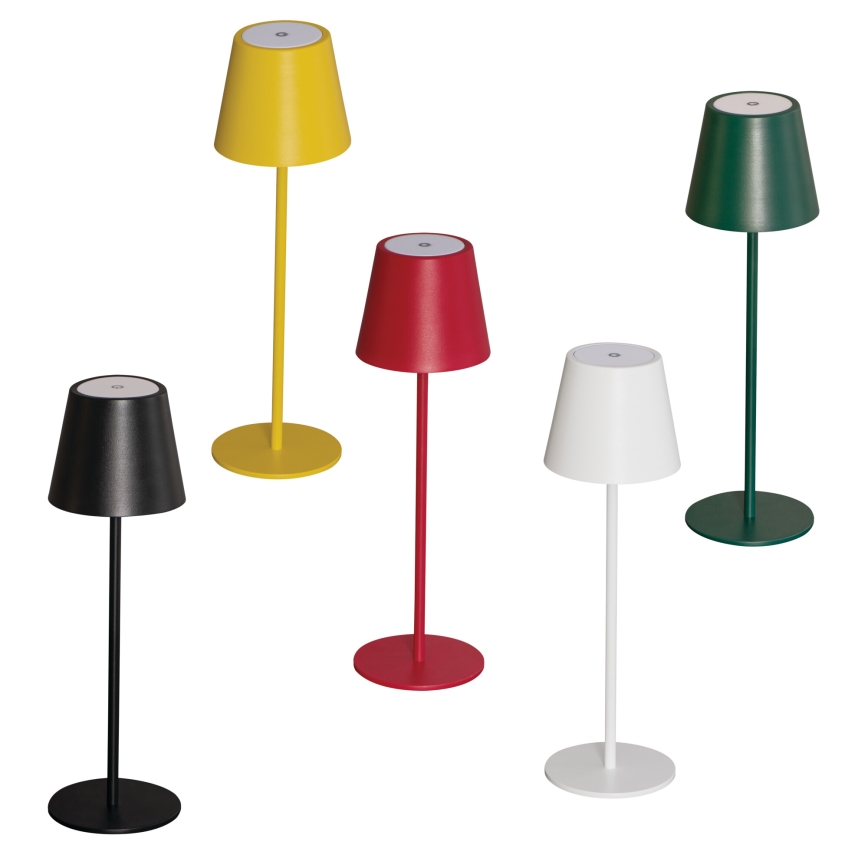 LED Bordlampe dæmpbar og genopladelig INITA LED/1,2W/1800 mAh IP54 gul