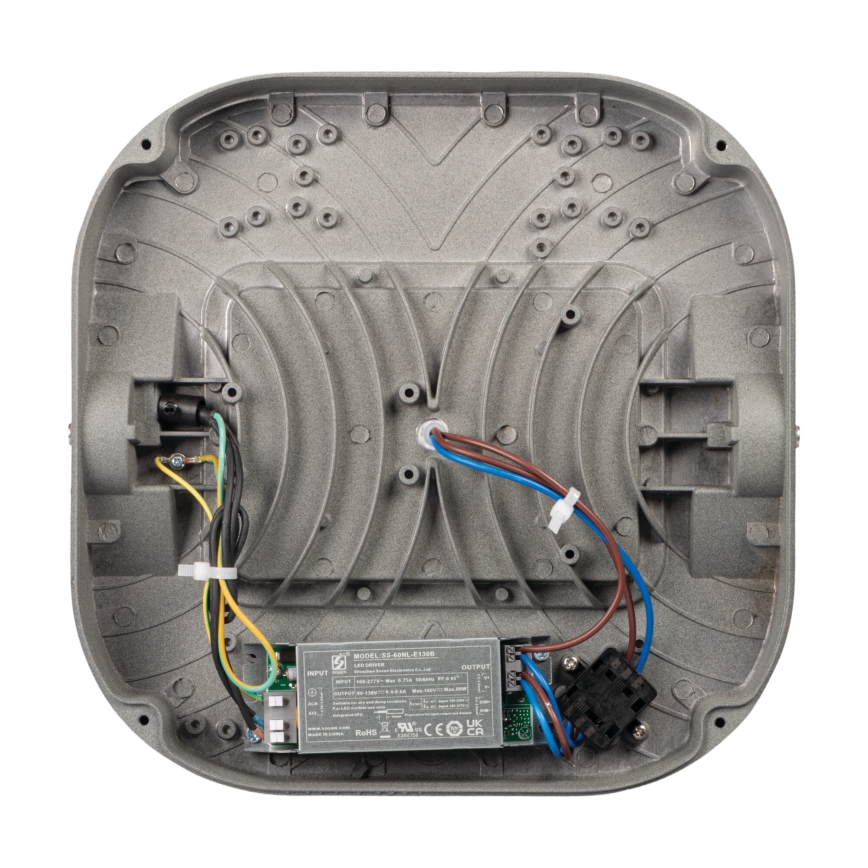 LED gadelampe PARCOLI LED/30/40/50W/230V 3000/4000/6500K IP66 grå