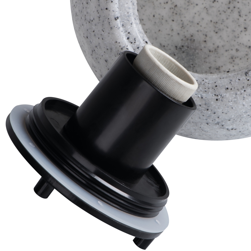 Udendørslampe STONO 1xE27/15W/230V Ø 31,5 cm IP65