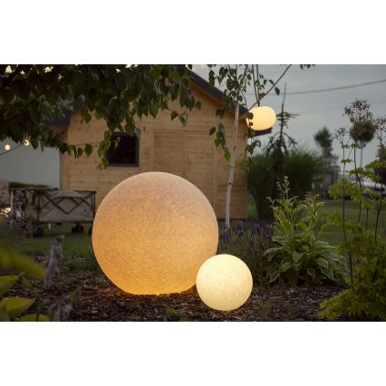 Udendørslampe STONO 1xE27/15W/230V Ø 23 cm IP65