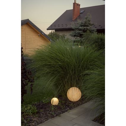 Udendørslampe STONO 1xE27/15W/230V Ø 23 cm IP65