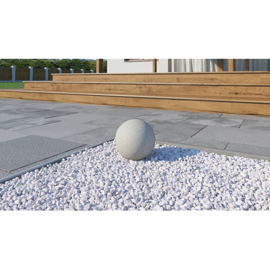 Udendørslampe STONO 1xE27/15W/230V Ø 23 cm IP65