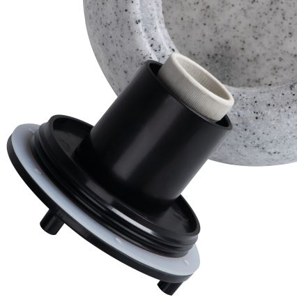 Udendørslampe STONO 1xE27/15W/230V Ø 23 cm IP65