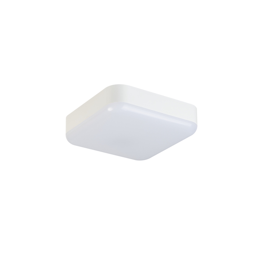 Robust LED loftlampe med bevægelsessensor IPER LED/19W/230V IK10 IP65 kantet hvid