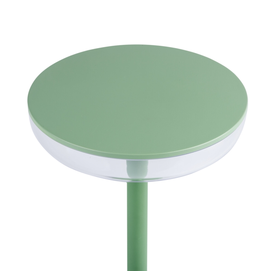 Kanlux 37313- LED lampe dæmpbar og genopladelig FLUXY LED/1,7W/1800 mAh IP44 grøn