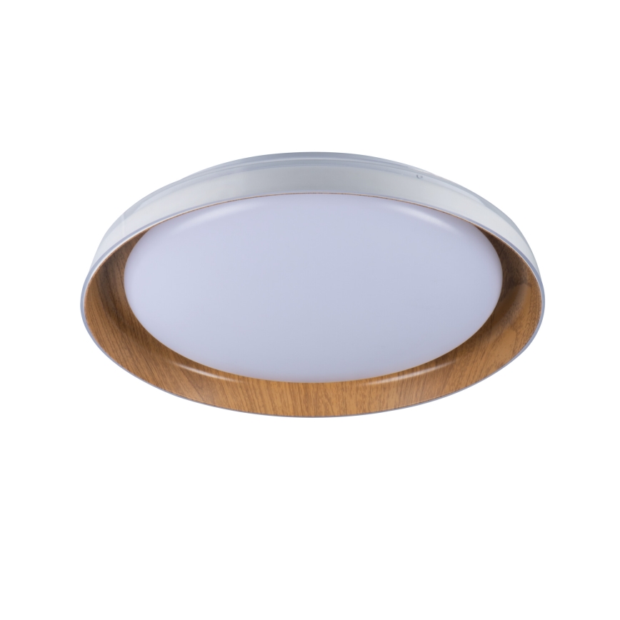 LED loftlampe NIFU LED/17,8W/230V diameter 43 cm hvid/brun