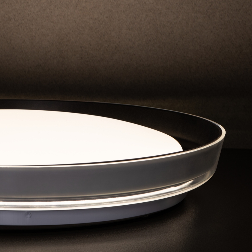 LED loftlampe NIFU LED/17,8W/230V diameter 43 cm hvid/sort