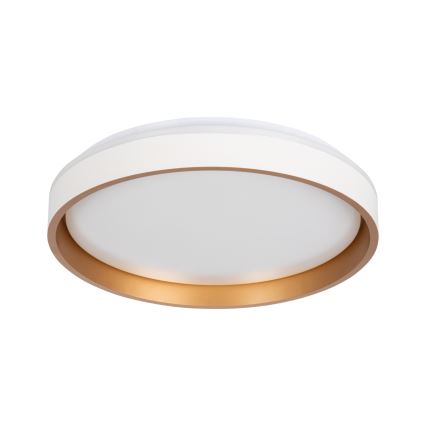 LED loftlampe SOLN LED/17,5W/230V diameter 38 cm hvid/guldfarvet