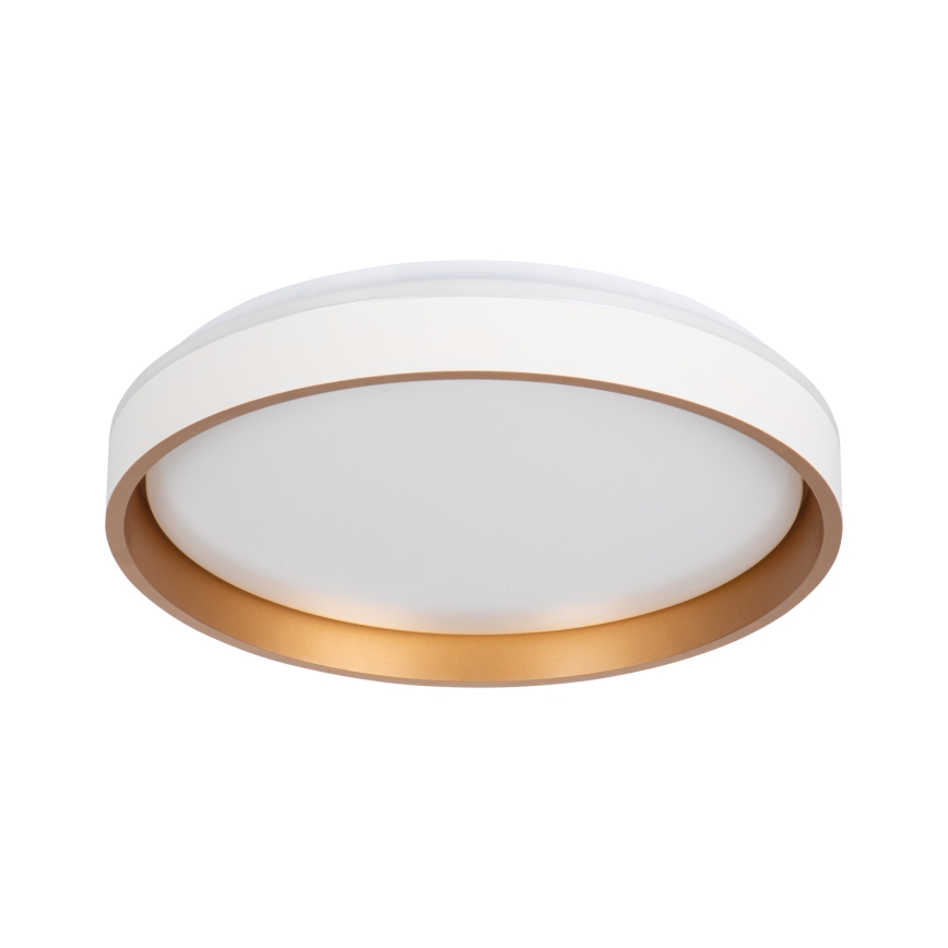 LED loftlampe SOLN LED/17,5W/230V diameter 38 cm hvid/guldfarvet