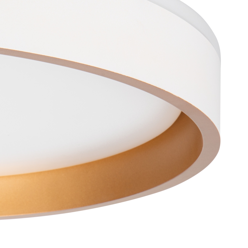 LED loftlampe SOLN LED/17,5W/230V diameter 38 cm hvid/guldfarvet