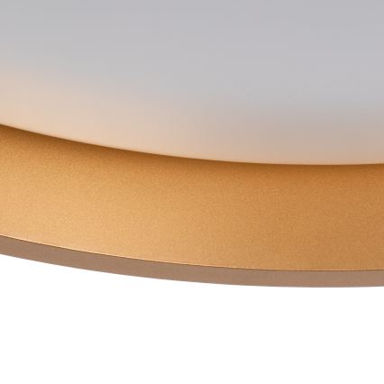 LED loftlampe SOLN LED/17,5W/230V diameter 38 cm hvid/guldfarvet